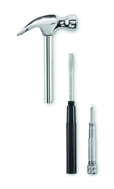 Logotrade meene foto: CLAW IT süsinikterasest haamer ja kruvikeeraja