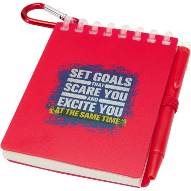 Logo trade meene pilt: Lig Mini pehmekaaneline märkmiku ja pastapliiatsi komplekt