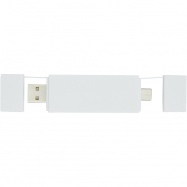 Logotrade mainoslahja ja liikelahja kuva: Mulan Kaksois USB 2.0 -hubi