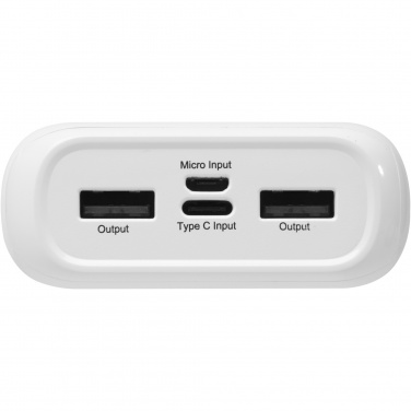 Logotrade mainostuote tuotekuva: Electro 20 000 mAh:n varavirtalähde kierrätetystä muovista 