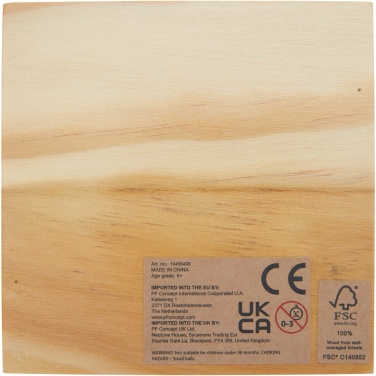 Logotrade liikelahja tuotekuva: Strobus puinen ristinolla-peli