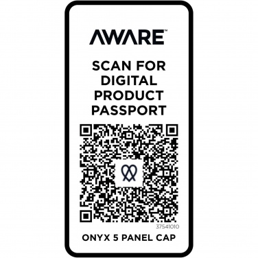 Logo trade liikelahjat mainoslahjat kuva: Onyx Aware™ -lippis kierrätysmateriaalista, viisipaneelinen