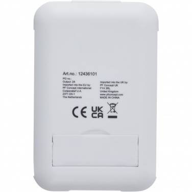 Logo trade mainostuotet tuotekuva: Savvy kierrätysmuovista valmistettu modulaarinen latauskaapeli puhelintelineellä