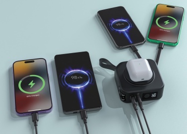 Logotrade liikelahjat mainoslahjat tuotekuva: Urban Vitamin Saratoga 5-in-1 universaali laturi