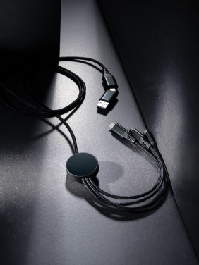 Logo trade liikelahjat mainoslahjat kuva: Terra RCS 120 cm 6-in-1 kaapeli kierrätetystä alumiinista