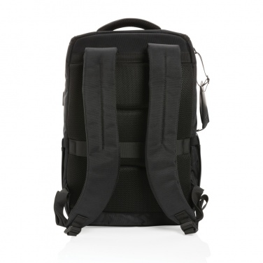 Logotrade liikelahjat mainoslahjat tuotekuva: Swiss Peak AWARE™ RPET Voyager 15.6" reppu kannettavalle