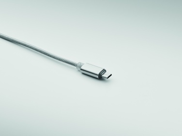 Logo trade mainoslahja kuva: 2 in 1 pitkä latauskaapeli