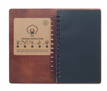 Logotrade liikelahjat kuva: A5 Koivu GROWBOOK™