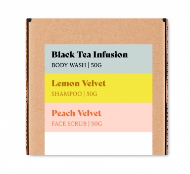 Logo trade liikelahjat mainoslahjat kuva: Hoitosetti