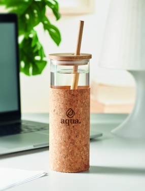 Logotrade liikelahja tuotekuva: Lasinen juomapullo 450 ml