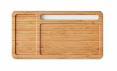 Logotrade liikelahja mainoslahja kuva: Bambu langaton laturi 5W MALABAR