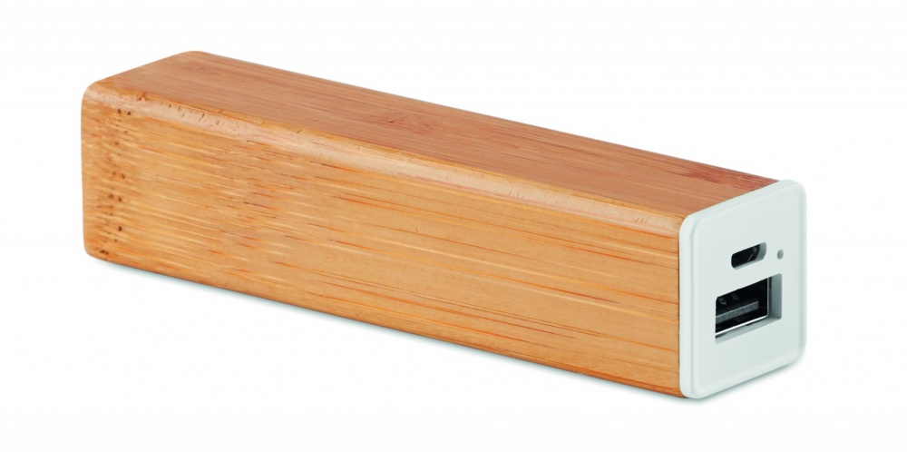 Logo trade liikelahjat tuotekuva: Bambu varavirtalähde 2200 mAh POWERBAM