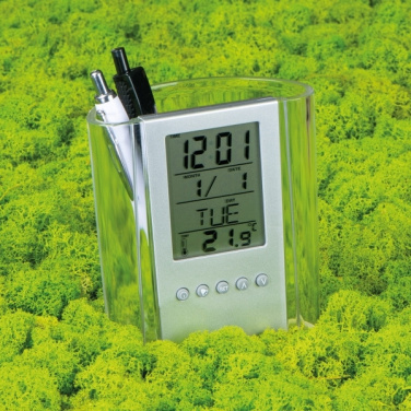 Logo trade mainoslahjat tuotekuva: Akryyli pöytäkynäteline MADRID