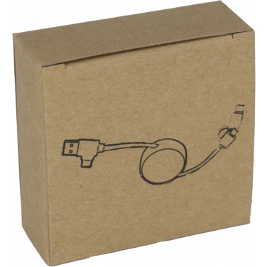 Logotrade mainoslahja tuotekuva: Bambu latauskaapeli GRONINGEN