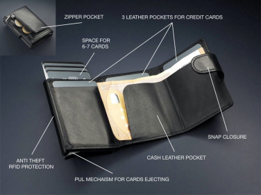 Logo trade mainoslahja ja liikelahja tuotekuva: RFID lompakko 1237131