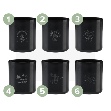 Logo trade liikelahjat mainoslahjat kuva: Wooosh Tuoksukynttilä True Wood X-Mas