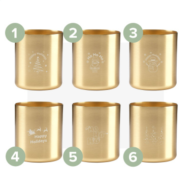 Logo trade liikelahjat tuotekuva: Wooosh Tuoksukynttilä True Wood X-Mas