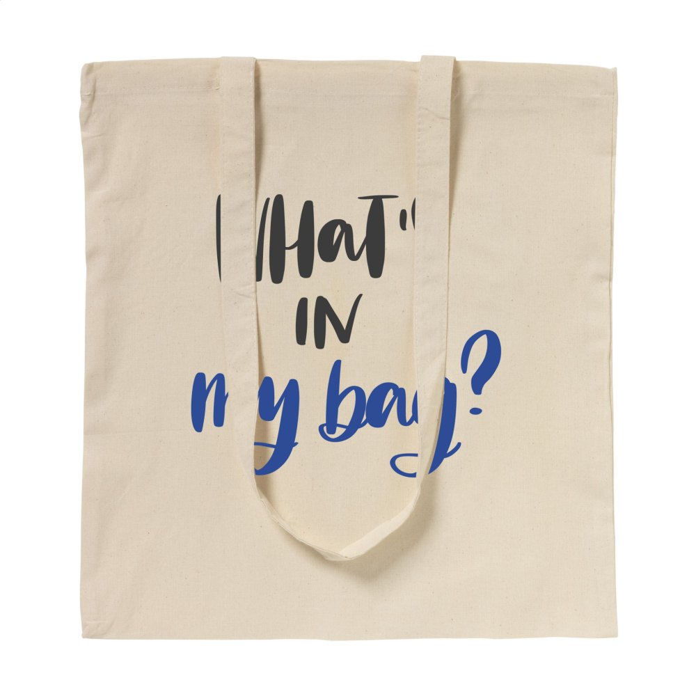 Logo trade mainoslahja kuva: ShoppyBag (100 g/m²) pitkäkahvainen puuvillakassi