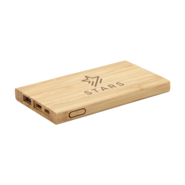 Logo trade liikelahja mainoslahja tuotekuva: Bamboo 4000 Powerbank ulkoinen laturi