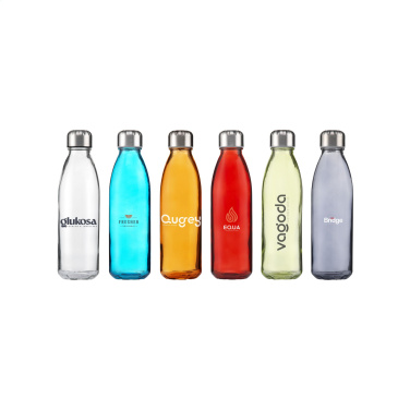Logo trade mainoslahjat tuotekuva: Topflask Glass 650 ml juomapullo