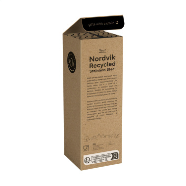 Logotrade liikelahja mainoslahja kuva: Nordvik RCS Recycled Steel 500 ml juomapullo