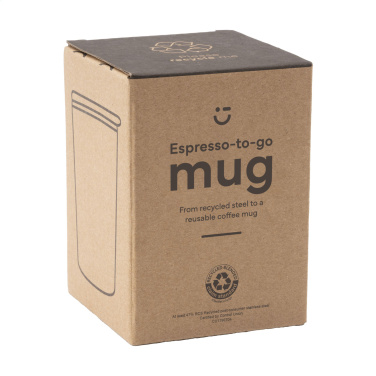 Logotrade mainostuotet kuva: Espresso-to-Go Muki RCS kierrätettyä terästä 170 ml