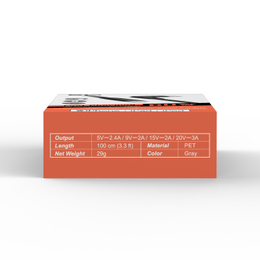 Logo trade liikelahjat tuotekuva: TIEDONSIIRTOKAAPELI Boost Link Nylon LK50CL Type C Lightning