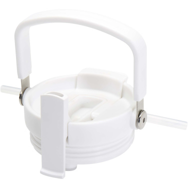 Logo trade liikelahja kuva: Bronx 900 ml:n RCS-sertifioidusta kierrätetystä ruostumattomasta teräksestä valmistettu kuparityhjiöeristetty juomamuki, jossa on kaksitoiminen kansi