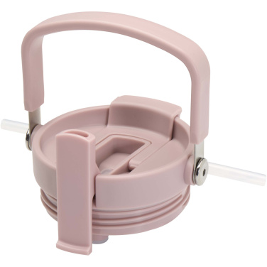 Logo trade mainostuote kuva: Bronx 900 ml:n RCS-sertifioidusta kierrätetystä ruostumattomasta teräksestä valmistettu kuparityhjiöeristetty juomamuki, jossa on kaksitoiminen kansi