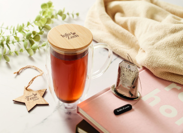 Logotrade liikelahja mainoslahja kuva: Kaksiseinäinen lasimuki 450ml