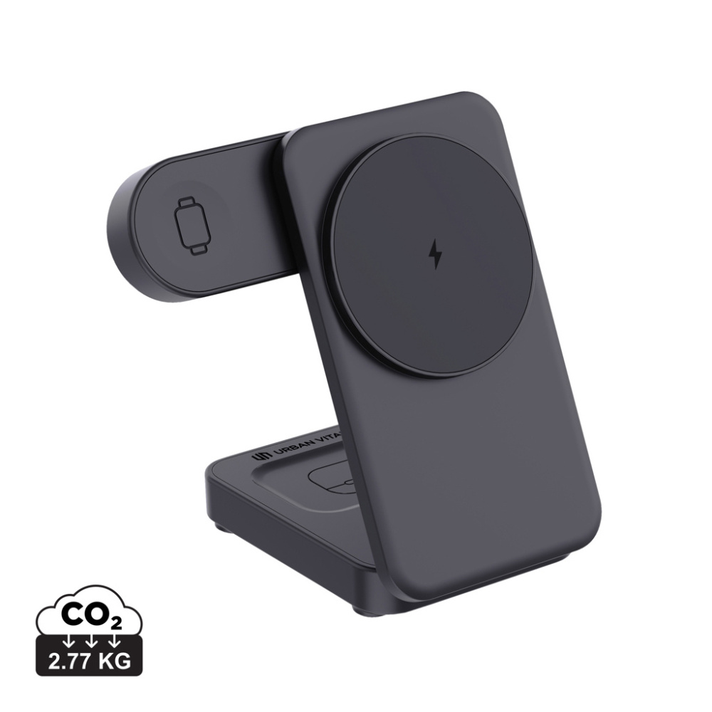 Logo trade mainostuotet tuotekuva: Urban Vitamin Arcadia RCS rplast 15W 3in1 magn. laturi