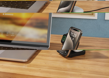 Logotrade mainostuotet kuva: Urban Vitamin Arcadia RCS rplast 15W 3in1 magn. laturi