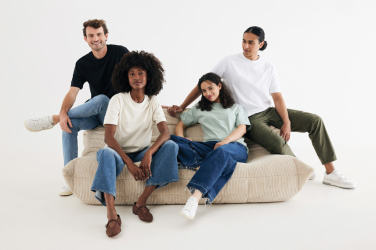 Logotrade mainoslahja ja liikelahja kuva: IQONIQ Nikko -painavampi t-paita, kierrätyspuuvilla