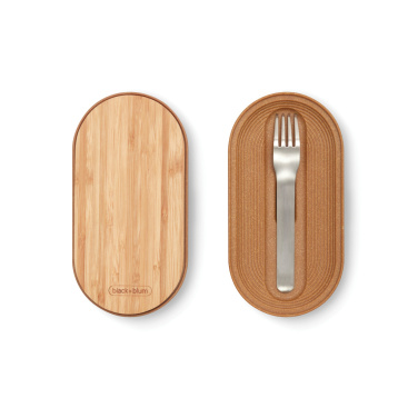 Logo trade mainostuote kuva: Black+Blum teräksestä valmistettu kaksiosainen eväsrasia