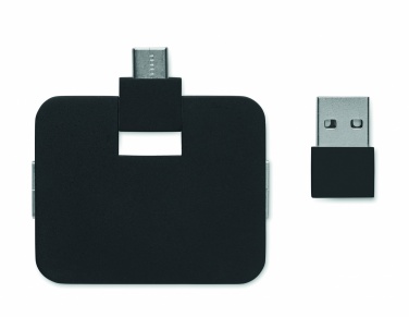 Logotrade dovana nuotrauka: 4 prievadų USB šakotuvas
