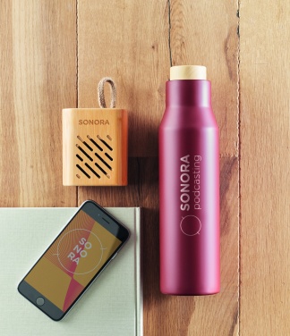 Logotrade firminės dovanos nuotrauka: 3W bambuko belaidė kolonėlė