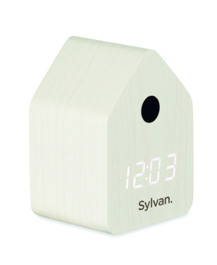 Logotrade reklaminiai produktai nuotrauka: MDF gegutės formos žadintuvas