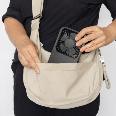 Logotrade reklaminiai produktai nuotrauka: „Aervina RCS“ perdirbto plastiko įkraunamas stalo ventiliatorius