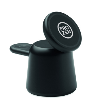 Logotrade ziemassvētku dāvanas foto: 3 vienā bezvadu lādētājs 15 W