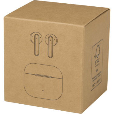 Logotrade logo dāvanas foto: Altais pārstrādātas plastmasas patiesi bezvadu Bluetooth® austiņas