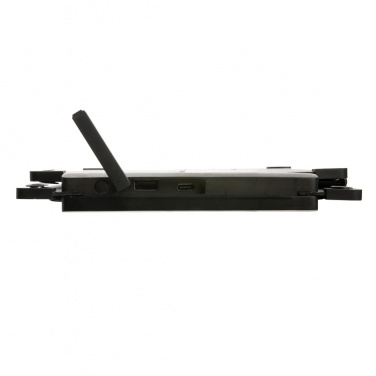 Лого трейд бизнес-подарки фото: Solarpulse rplastic портативная солнечная панель 10 Вт