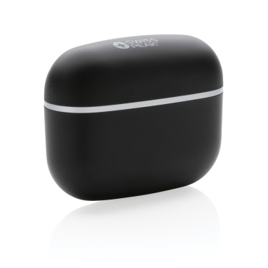 Логотрейд бизнес-подарки картинка: Наушники-вкладыши Swiss Peak TWS 2.0 из переработанного пластика RCS