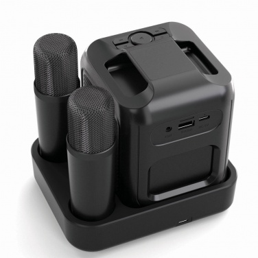 Лого трейд pекламные подарки фото: Караоке-комплект Singvibe RCS из переработанного пластика с двойным микрофоном