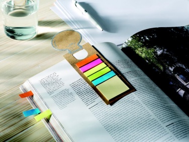 Лого трейд бизнес-подарки фото: Закладка со стикерами