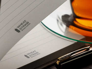 Лого трейд бизнес-подарки фото: Блокнот для чая из вторсырья 209734000