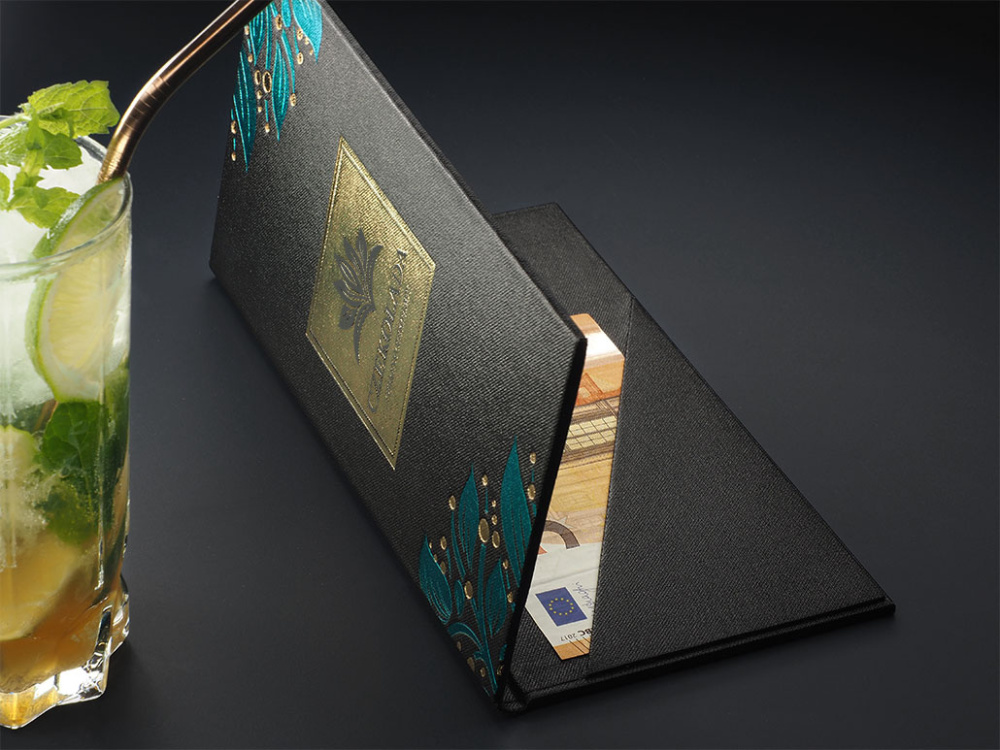 Логотрейд pекламные продукты картинка: Холдер для счёта 1683280