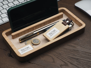 Логотрейд pекламные подарки картинка: Деревянный настольный органайзер 1818292