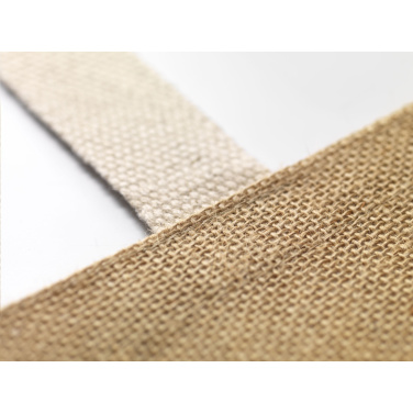 Логотрейд pекламные cувениры картинка: Элегантная сумка-шоппер из джута