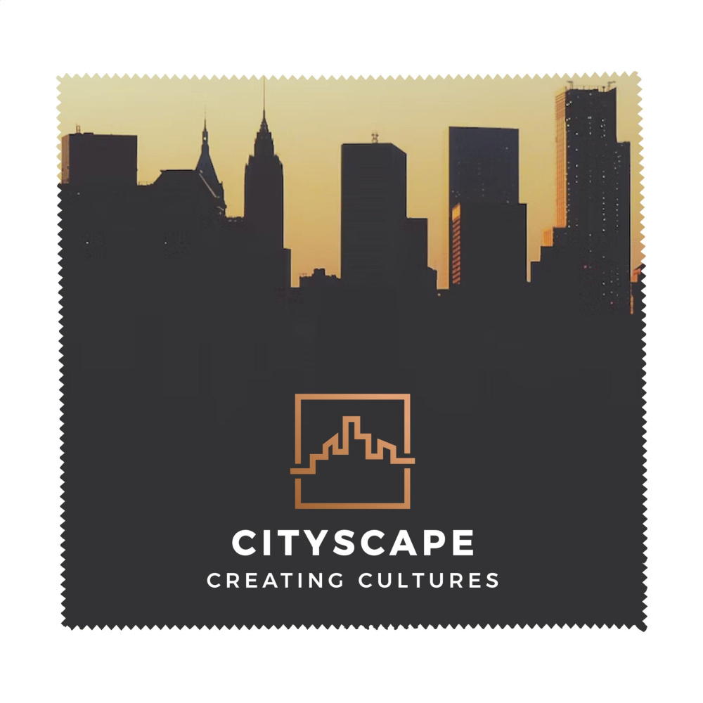 Логотрейд pекламные продукты картинка: Салфетка для чистки из микрофибры RPET