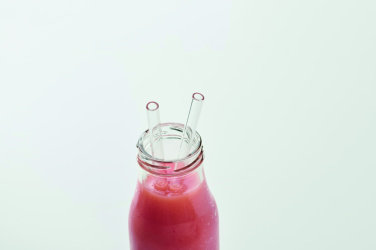 Логотрейд pекламные подарки картинка: 4 reusable glass straws
